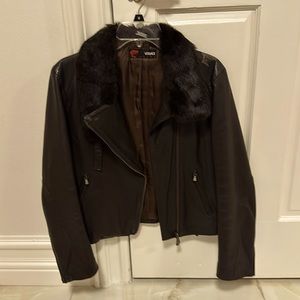 Beautiful leather Versace sport jacket